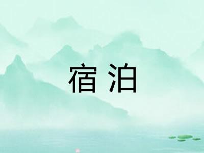 宿泊