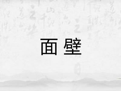 面壁
