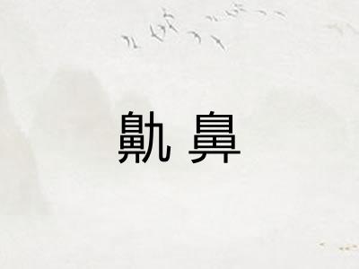 鼽鼻