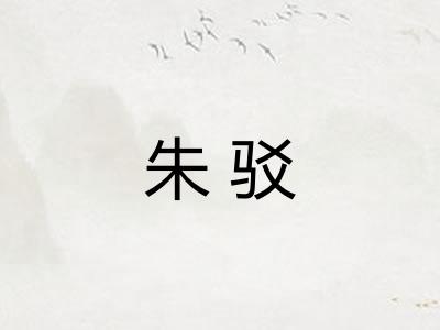 朱驳
