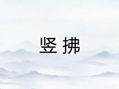 竖拂