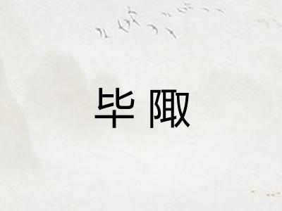 毕陬