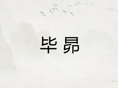 毕昴