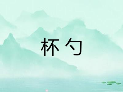 杯勺