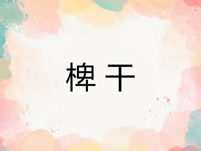 椑干