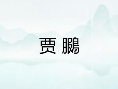 贾鵩