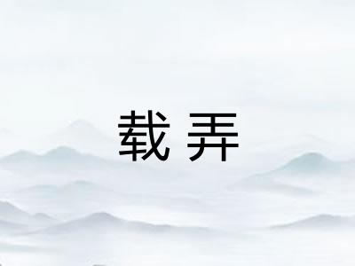 载弄