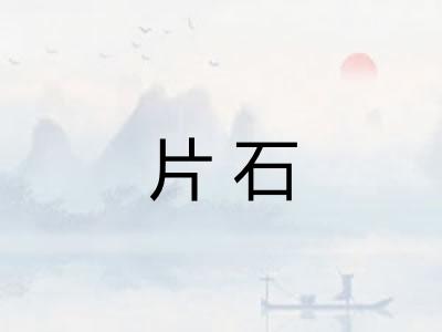 片石