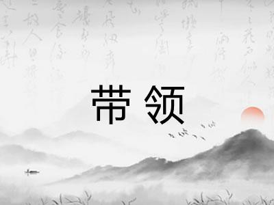 带领