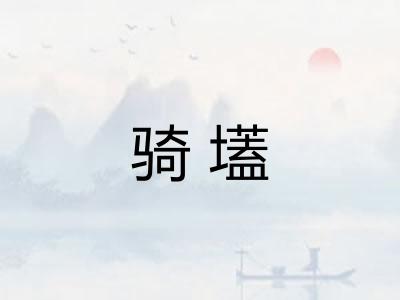 骑壒