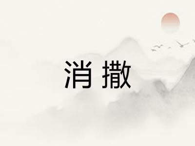 消撒