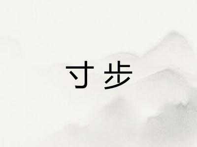 寸步