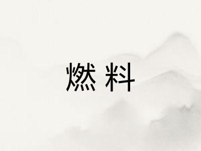 燃料