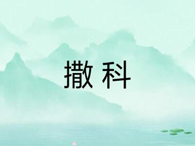 撒科