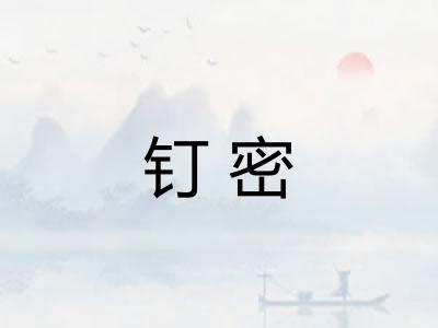 钉密