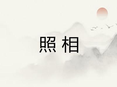 照相