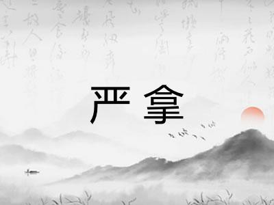 严拿