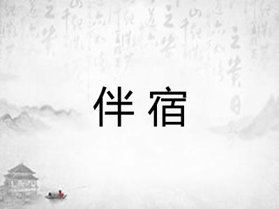 伴宿