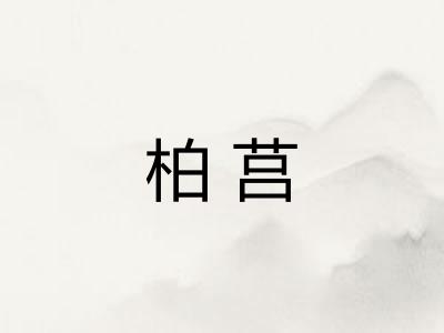 柏莒