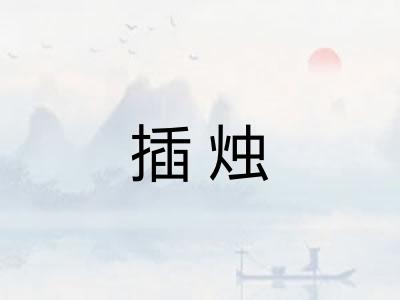 插烛