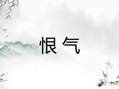 恨气