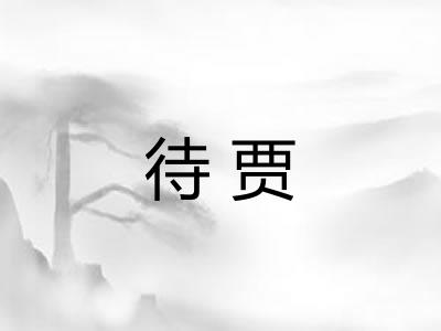 待贾