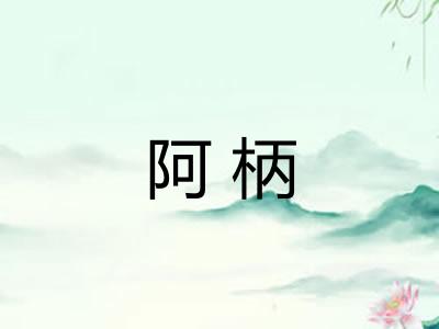 阿柄