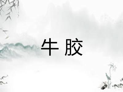 牛胶