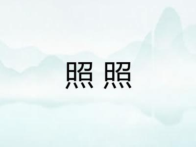 照照