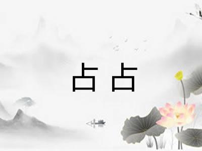 占占