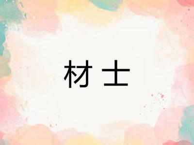 材士