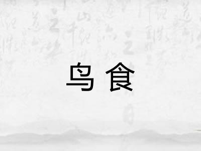 鸟食