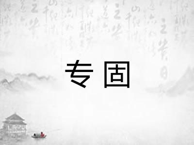 专固