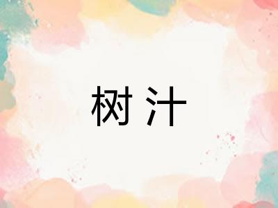 树汁