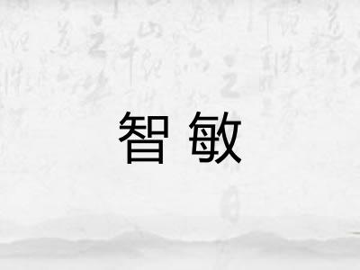 智敏