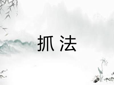 抓法