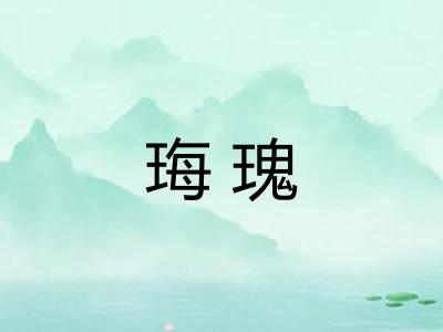 珻瑰