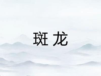 斑龙