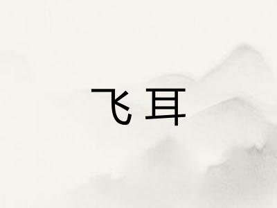 飞耳 飞耳