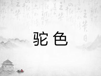 驼色