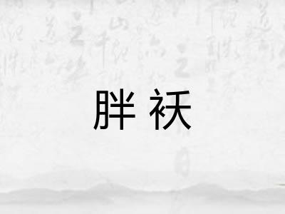 胖袄