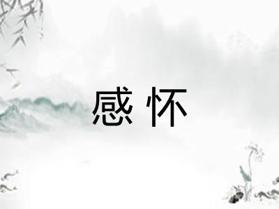 感怀