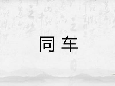 同车
