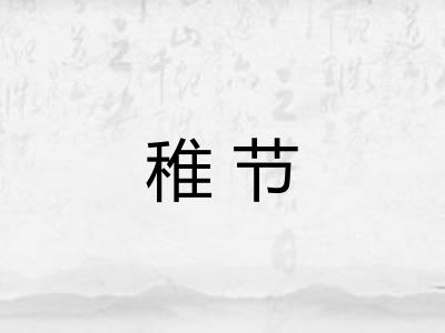 稚节