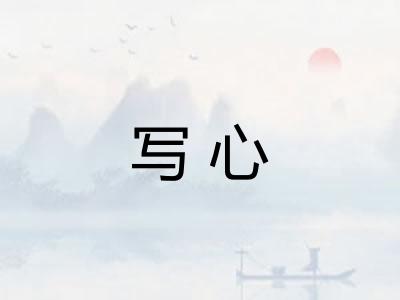 写心