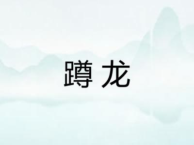 蹲龙