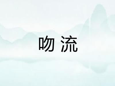 吻流