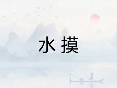 水摸