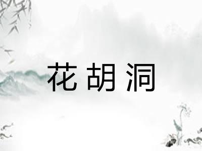 花胡洞