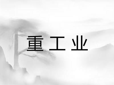 重工业 重工业
